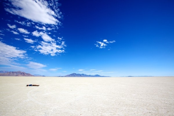 The Bonneville Salt Flats