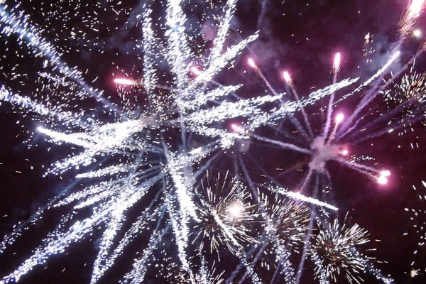 Quadcopter Fireworks