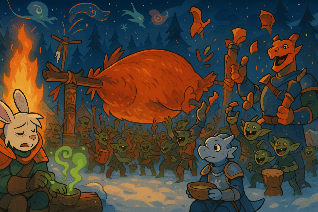 Goblin Feast in the Snow