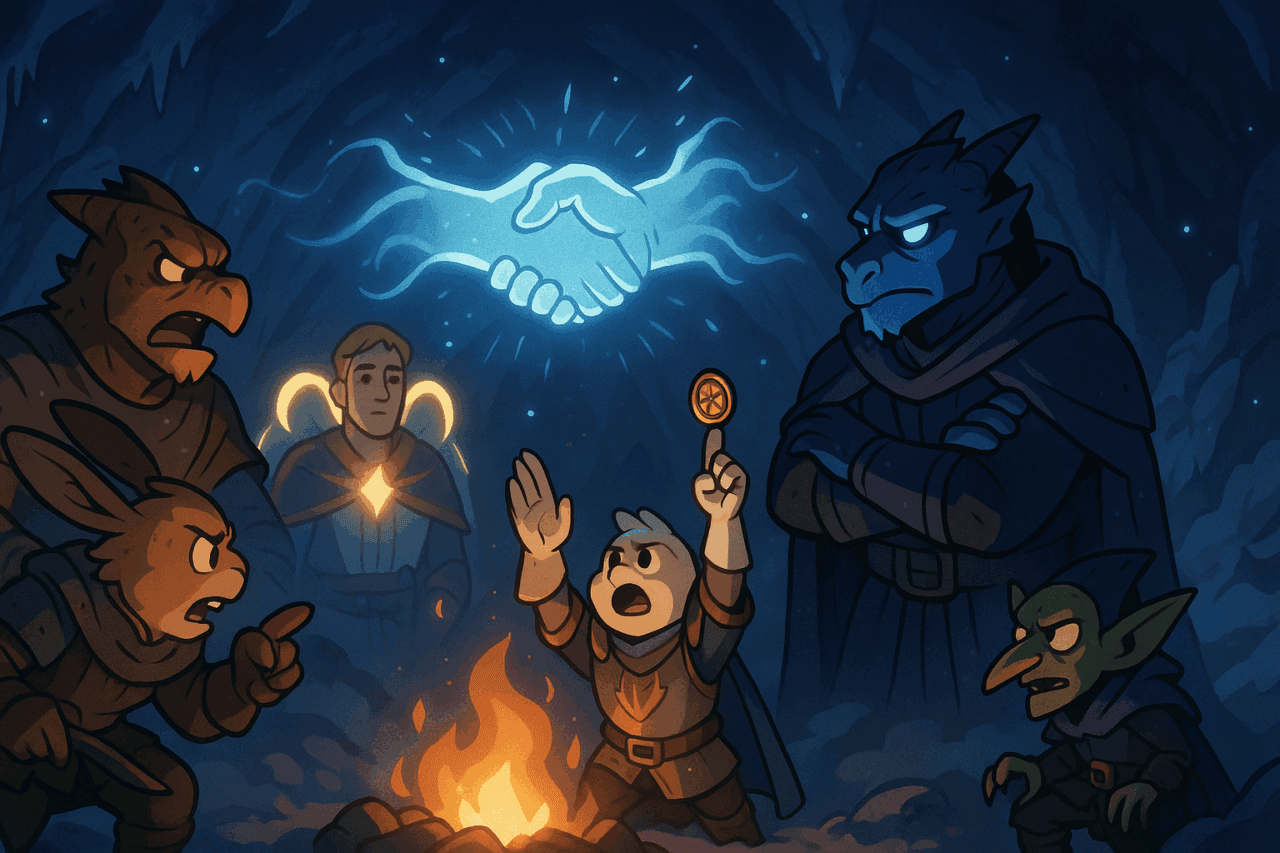 Magical Fire in an Icy Cave