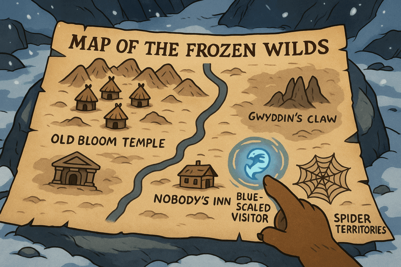 Map of the Frozen Wilds