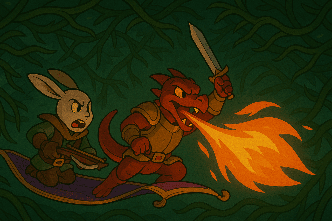 Warriors on a Magical Carpet